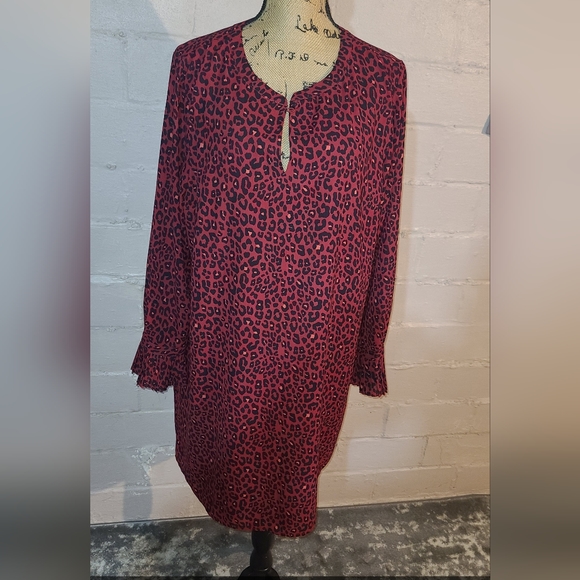 LOFT Dresses & Skirts - Womens Leopard print dress